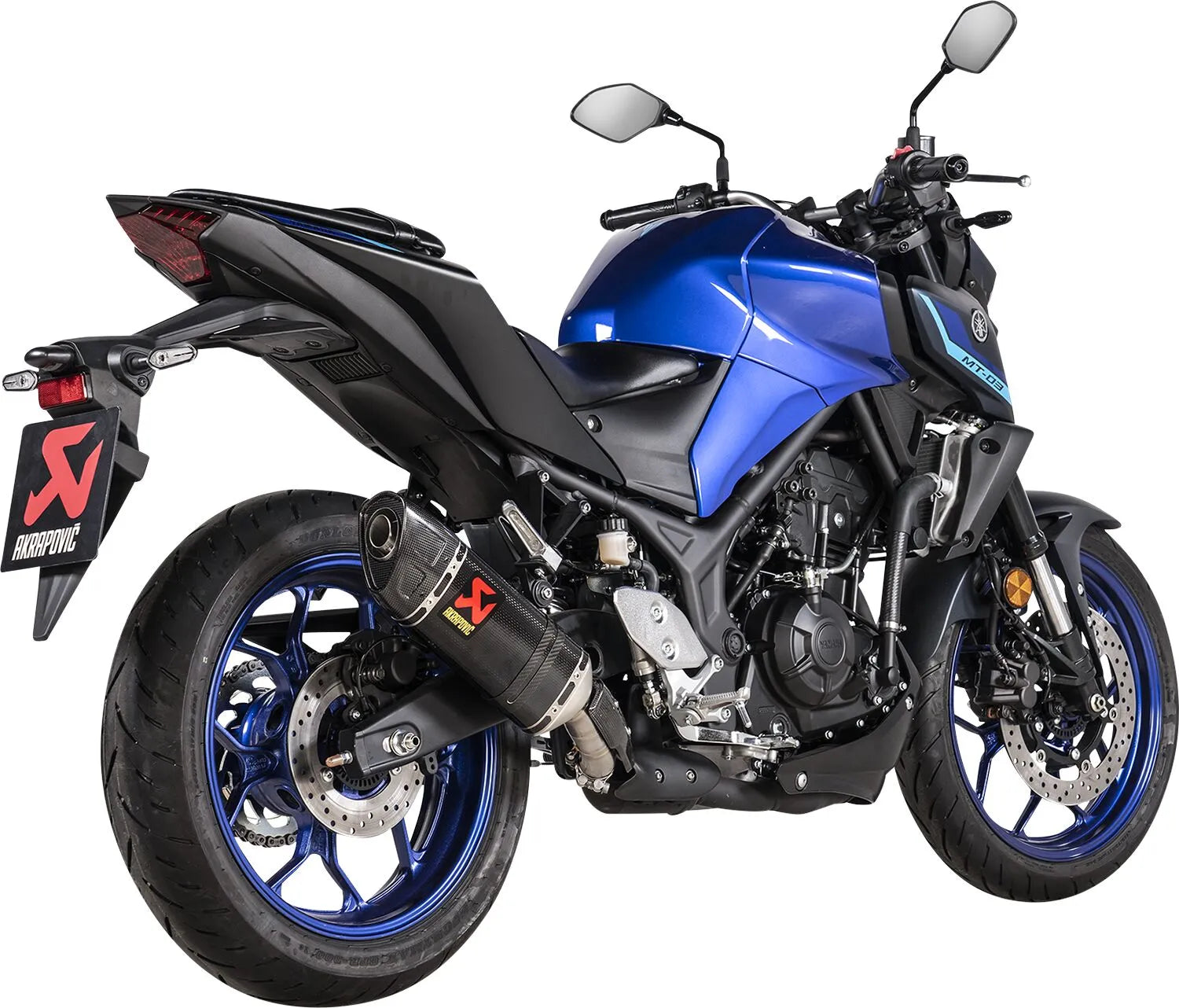 Akrapovic Slip-on Lyddæmper Til Yamaha - ECE Godkendt til Gadebrug
