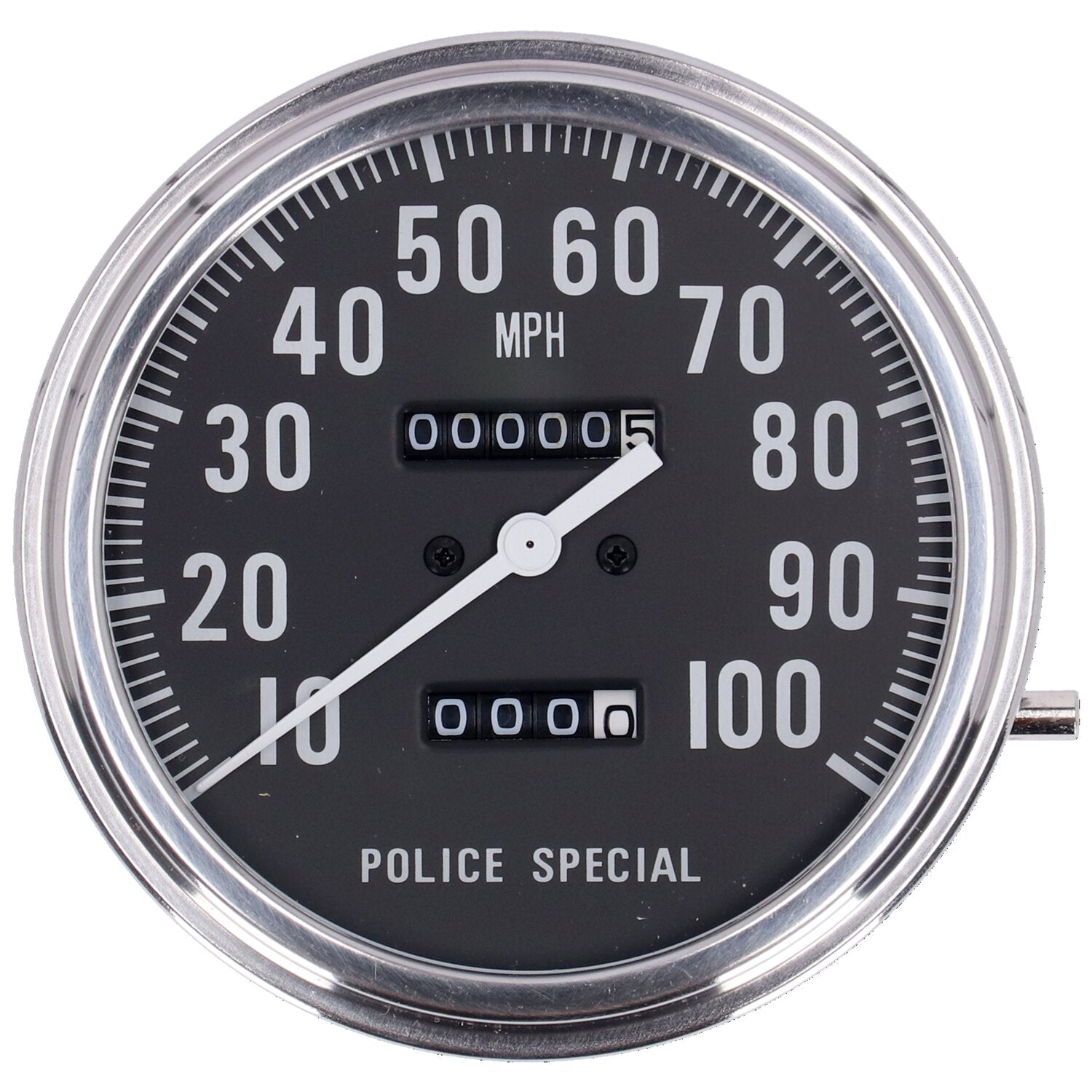 MCS FL speedometer 'Police face' black - 1:1 mph