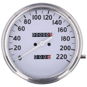 MCS FL speedometer '36-40 face' white - 1:1 kmh