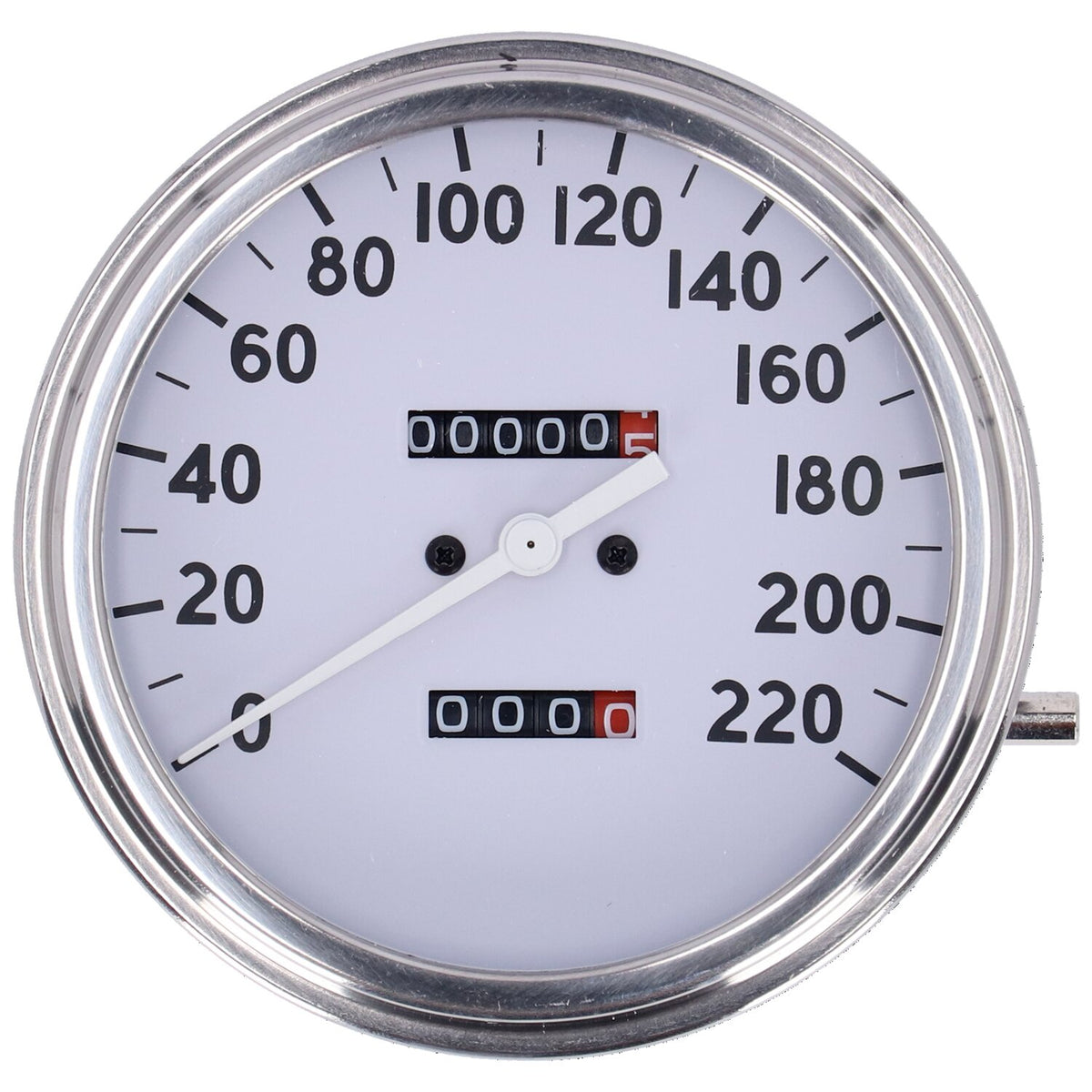 MCS FL speedometer '36-40 face' white - 2:1 kmh