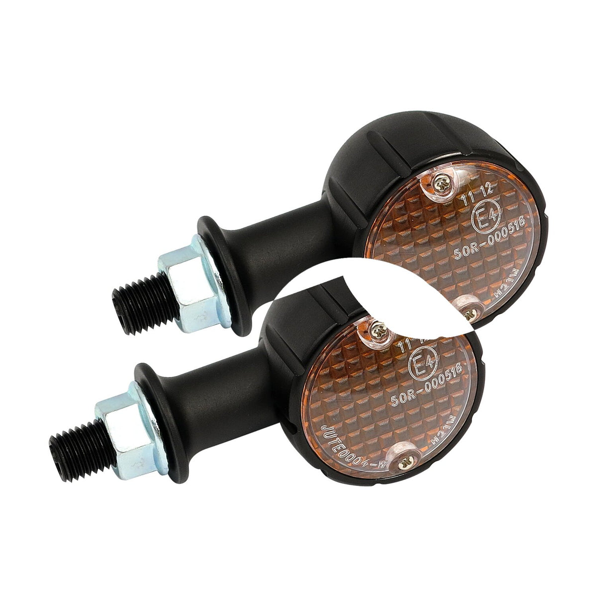 MCS Arizona halogen turn signals - Black - 20mm stem