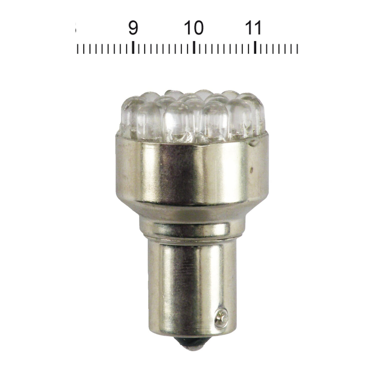 MCS Turn signal LED bulb BAY15S socket - Amber light emitting