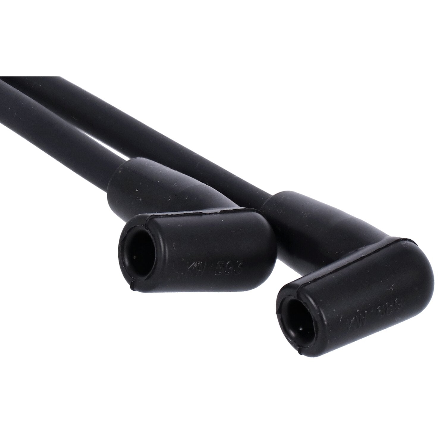Standard Blue Streak XXX spark plug wire set - Black white print