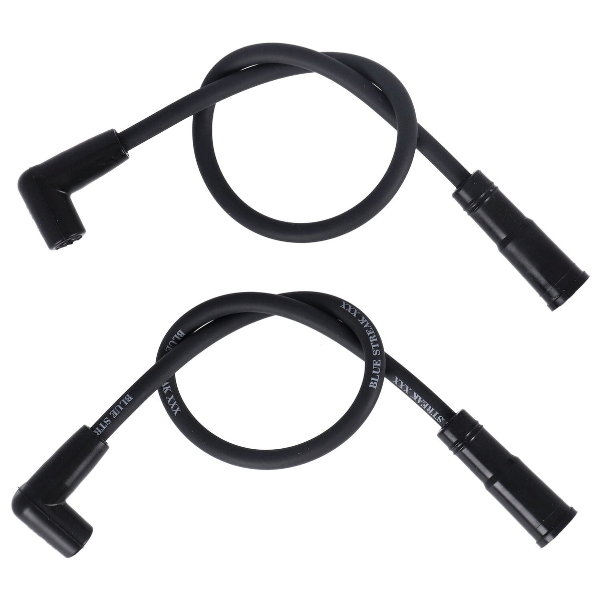 Standard Blue Streak XXX spark plug wire set - Black white print