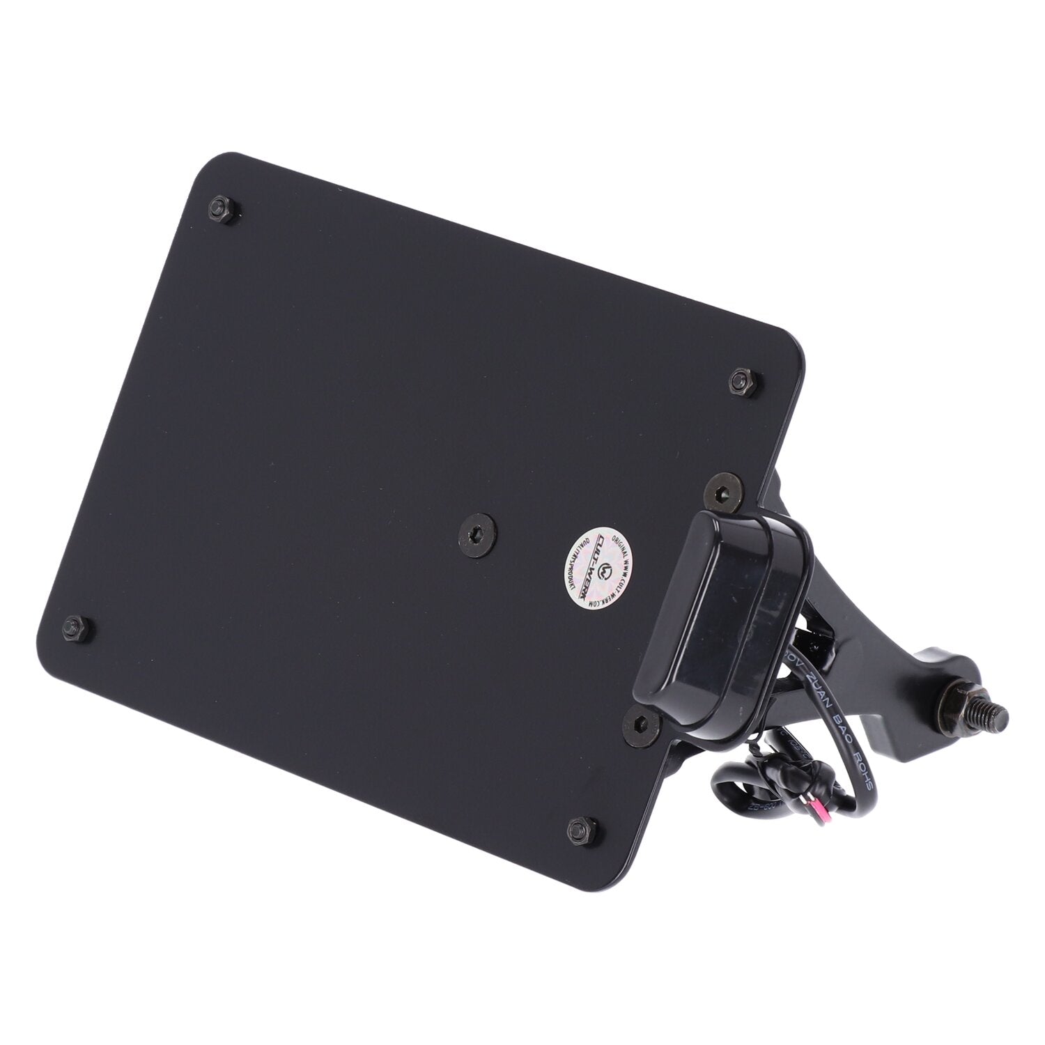 Cult-Werk side mount license plate bracket black - NL
