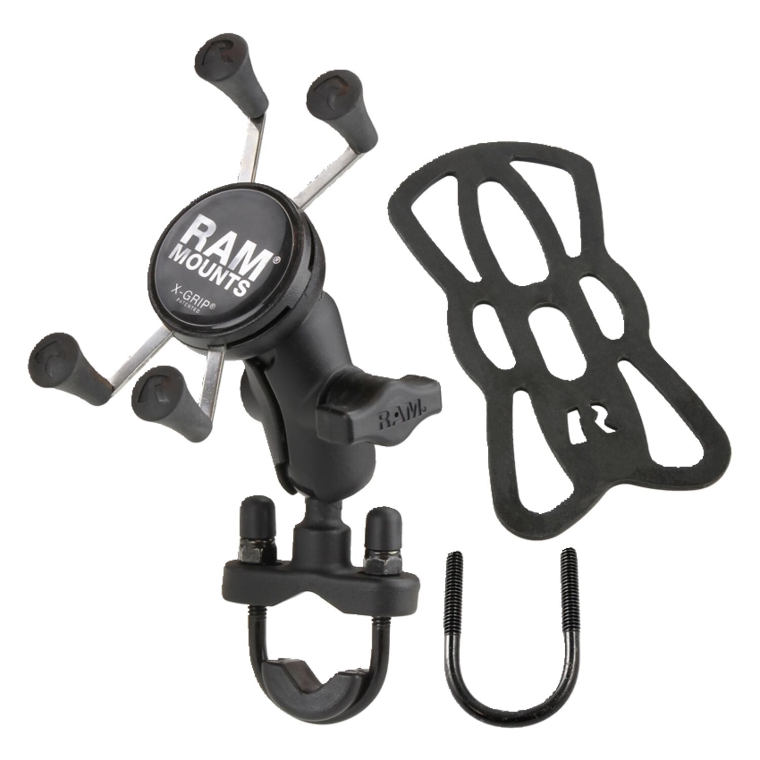 RAM Mounts X-Grip Phone mount w/U-Bolt base - Small phones