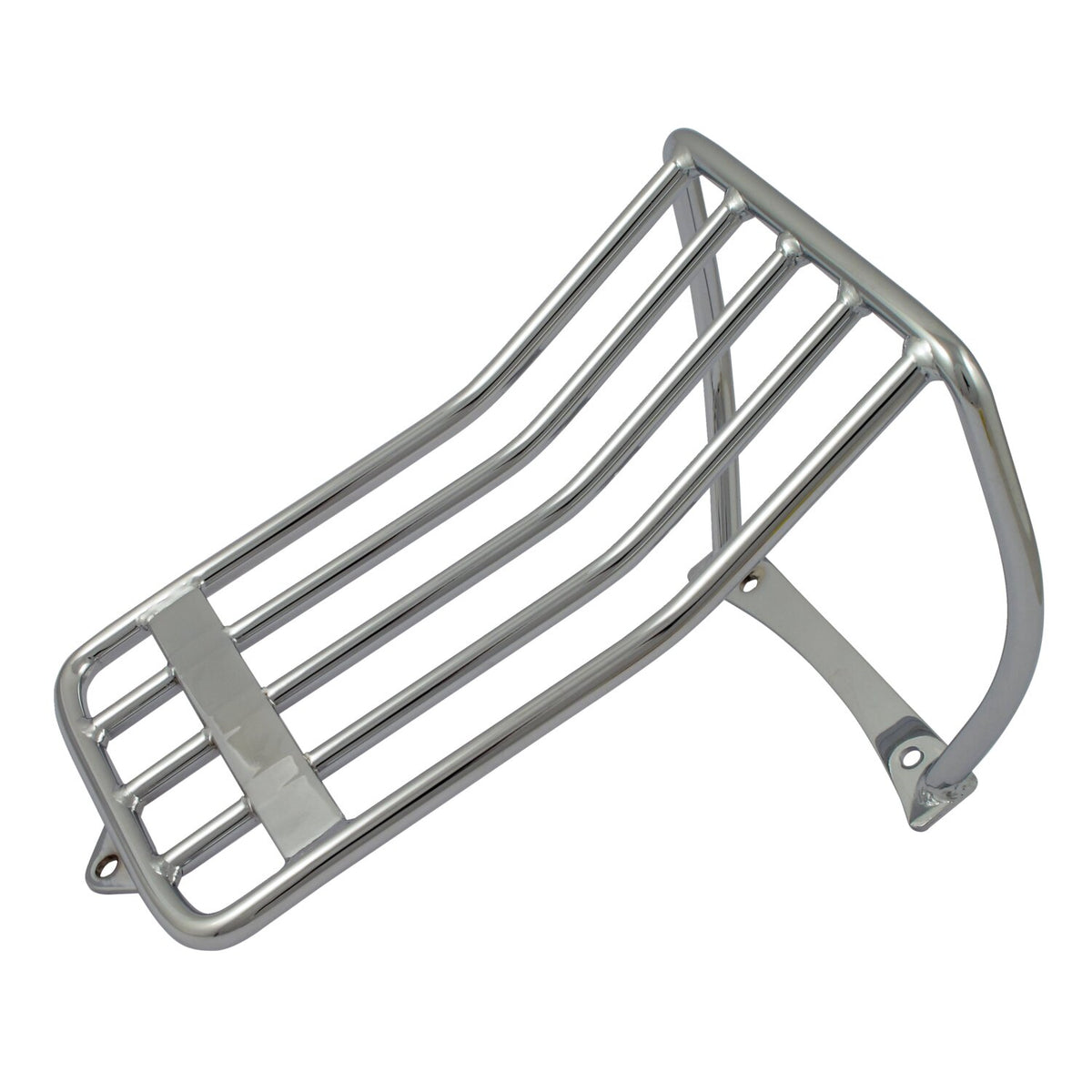 MCS Luggage rack for bobbed rear fender - Chrome