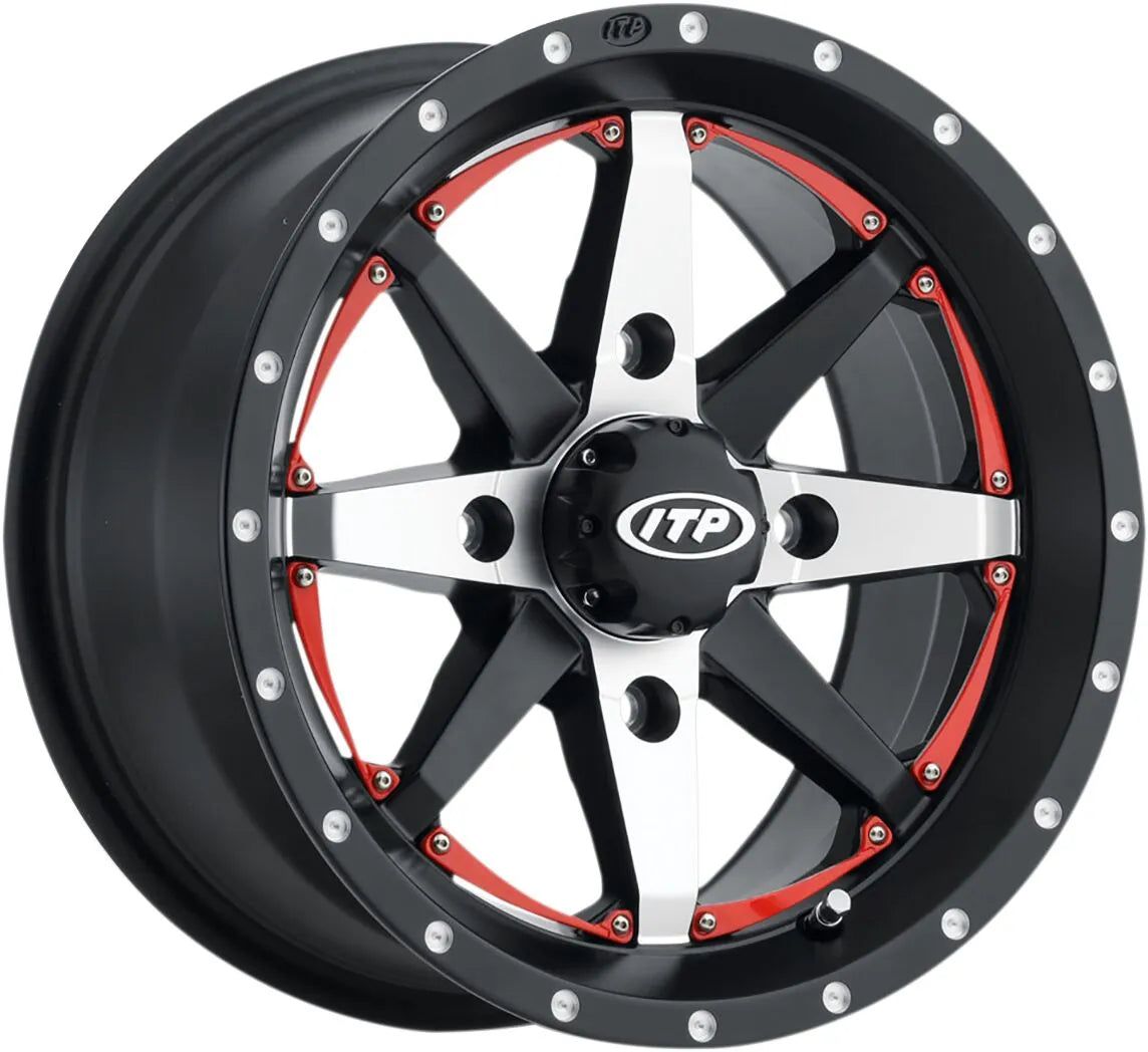 Itp Cyclone Wheel - Black Machined 15 Inch
