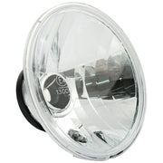 MCS Headlamp unit H4 - Clear lens - 7"