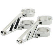 MCS Fingers adj - headlamp bracket assembly 50/52/54mm - Chrome