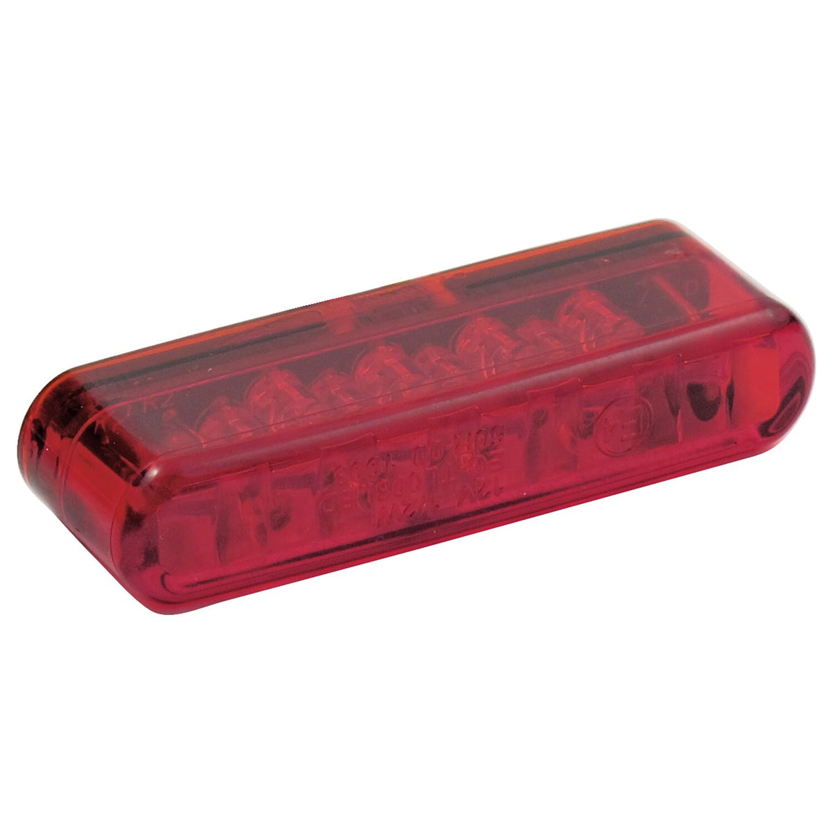 MCS Shorty LED taillight - horizontal use - Red lens