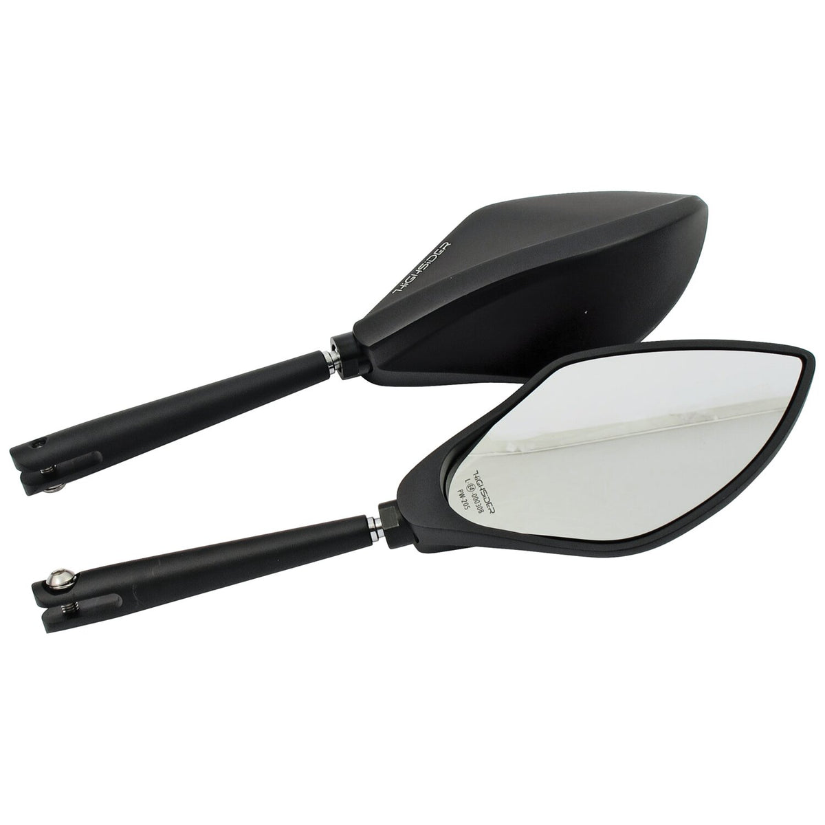 MCS Torezzo mirror set - Black