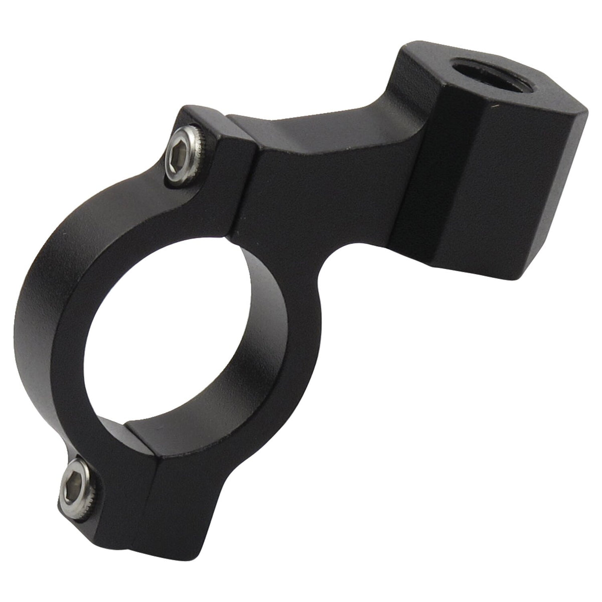 MCS Cnc mirror clamp 10mm threaded - Black