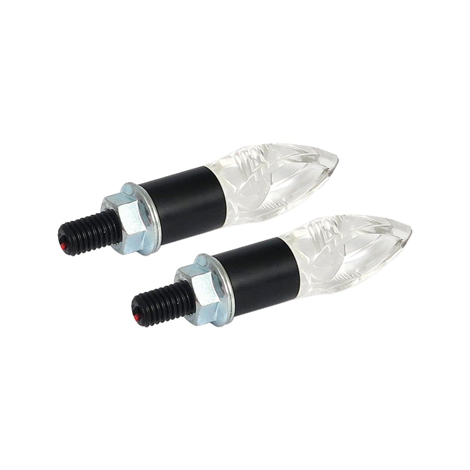 MCS Crystal LED turn signal set - Black stem