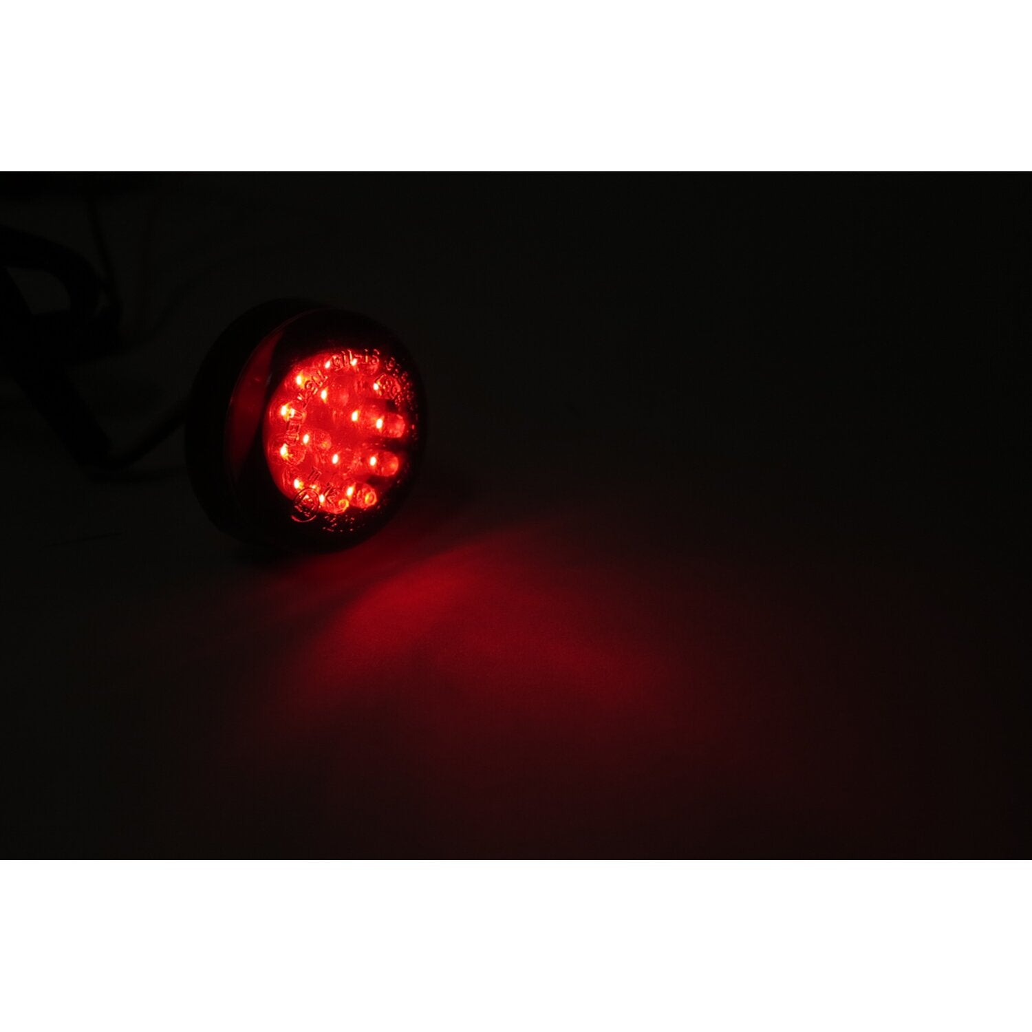 MCS Micro disc LED taillight - 30mm smoke lens