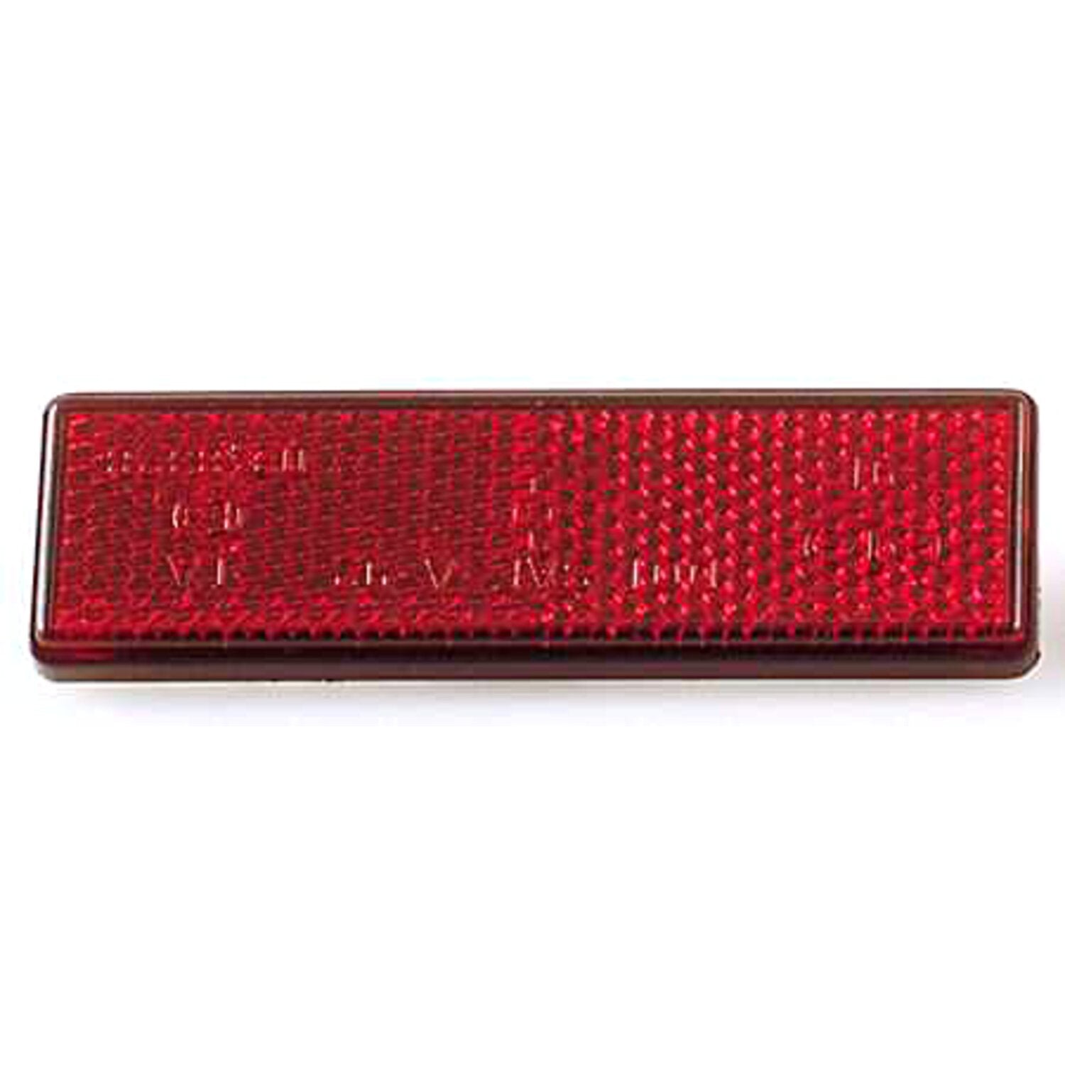 MCS Universal B-Seen reflector - Rectangular - 90x25mm - Red
