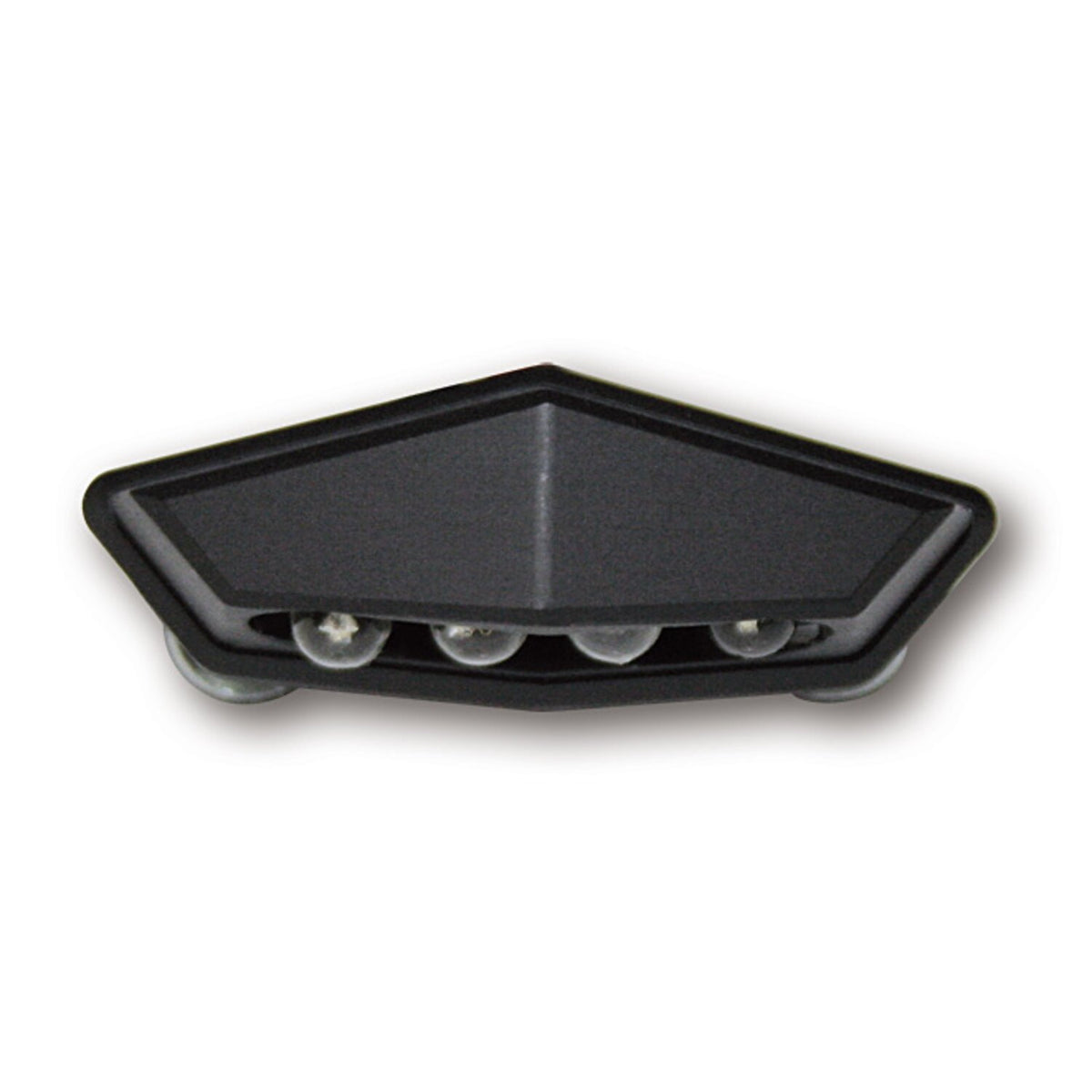 MCS LED license plate light quadro black - ECE appr