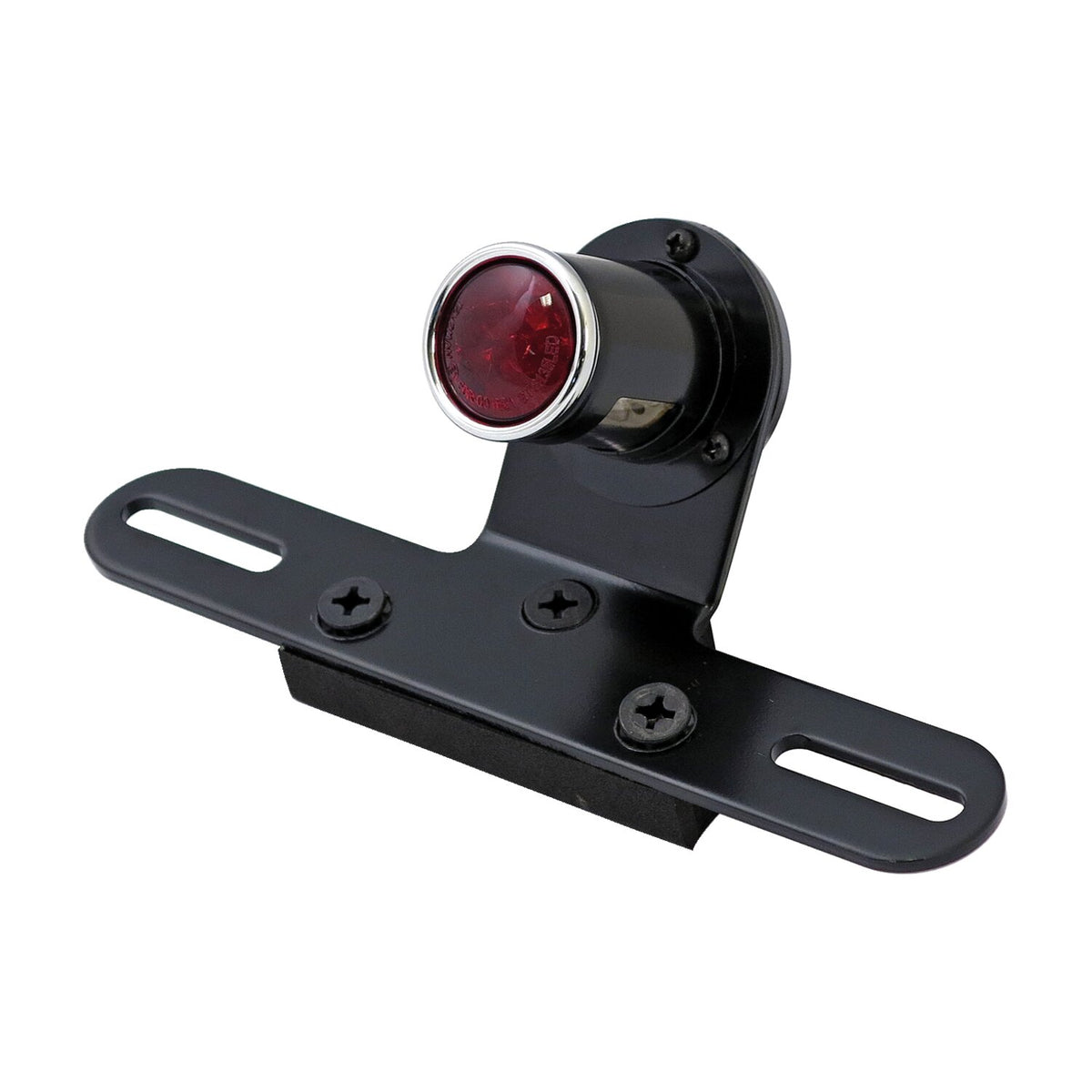 MCS Old school LED taillight type 5 - Black - Red lens