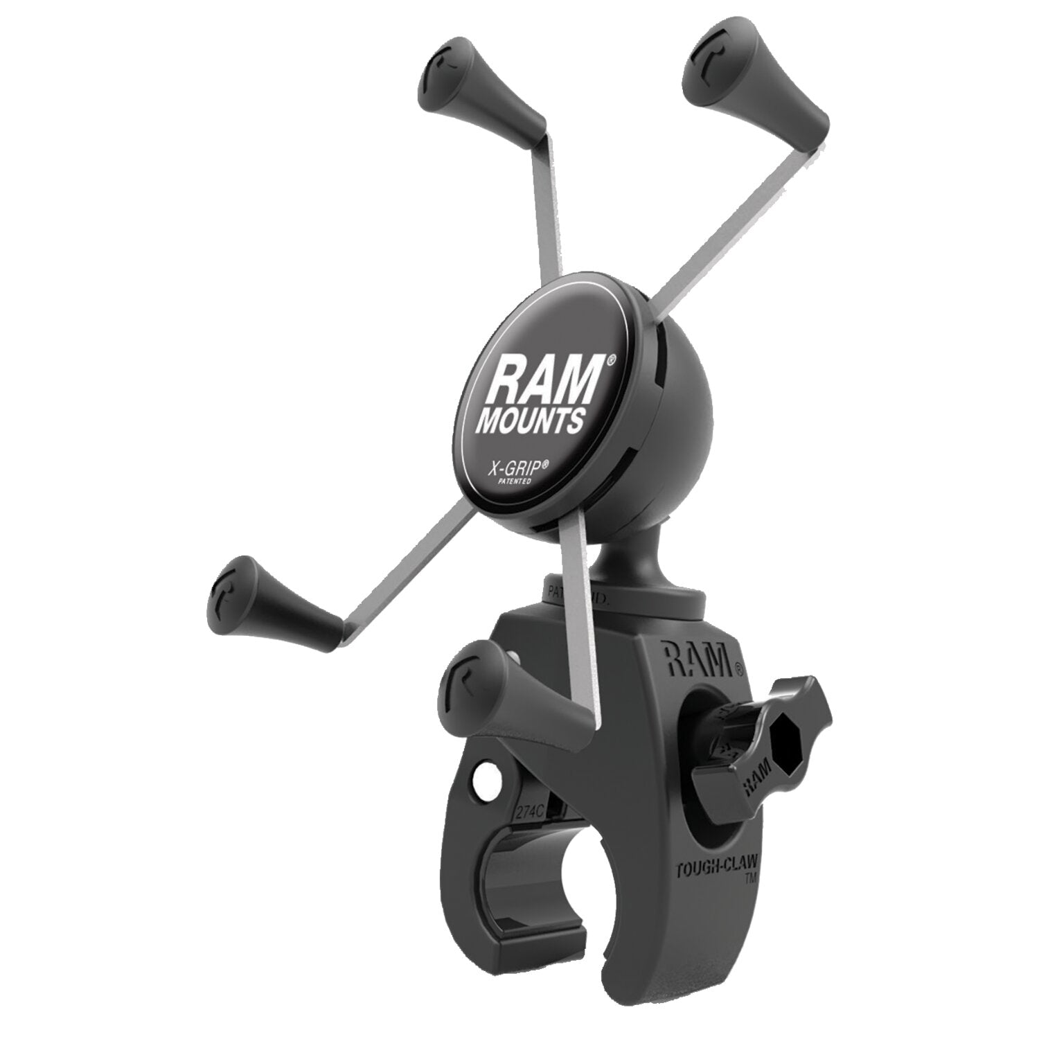 RAM Mounts Low Profile X-Grip with Tough-Claw™ Base - Large