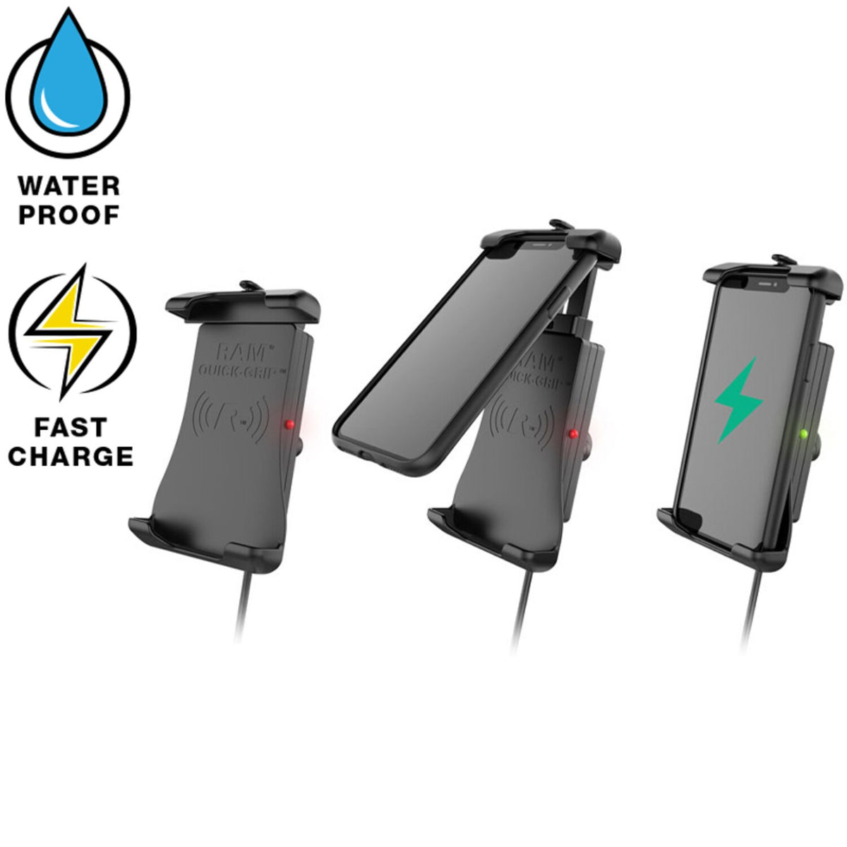 RAM Mounts Quick-Grip wireless charging holder