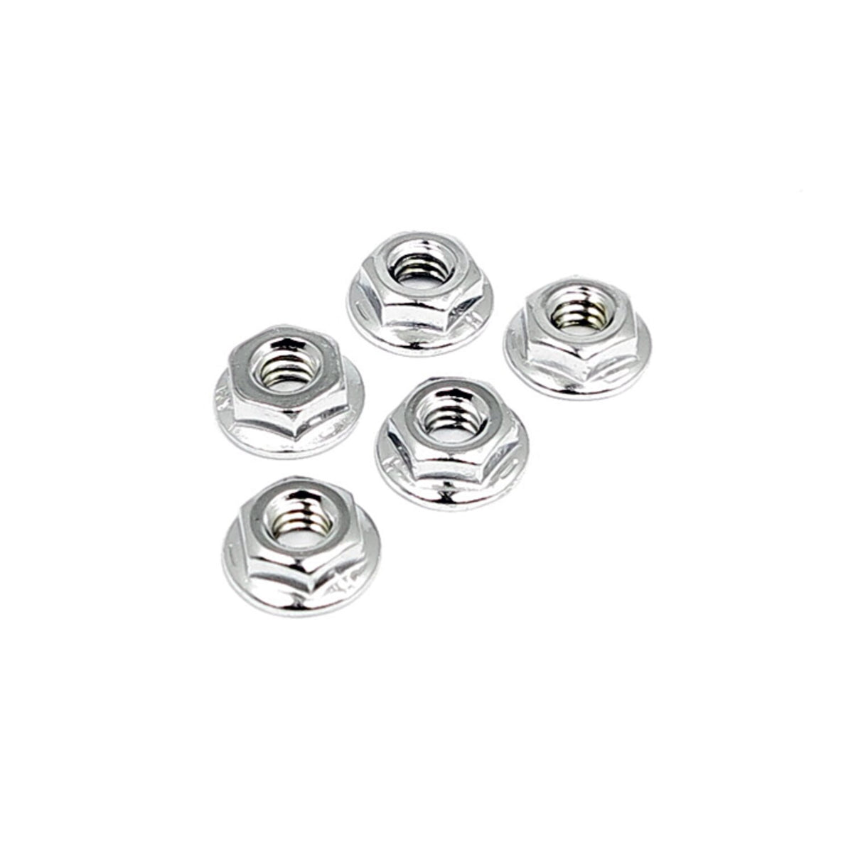 Gardner-Westcott 1/4-20 flanged lock nut chrome
