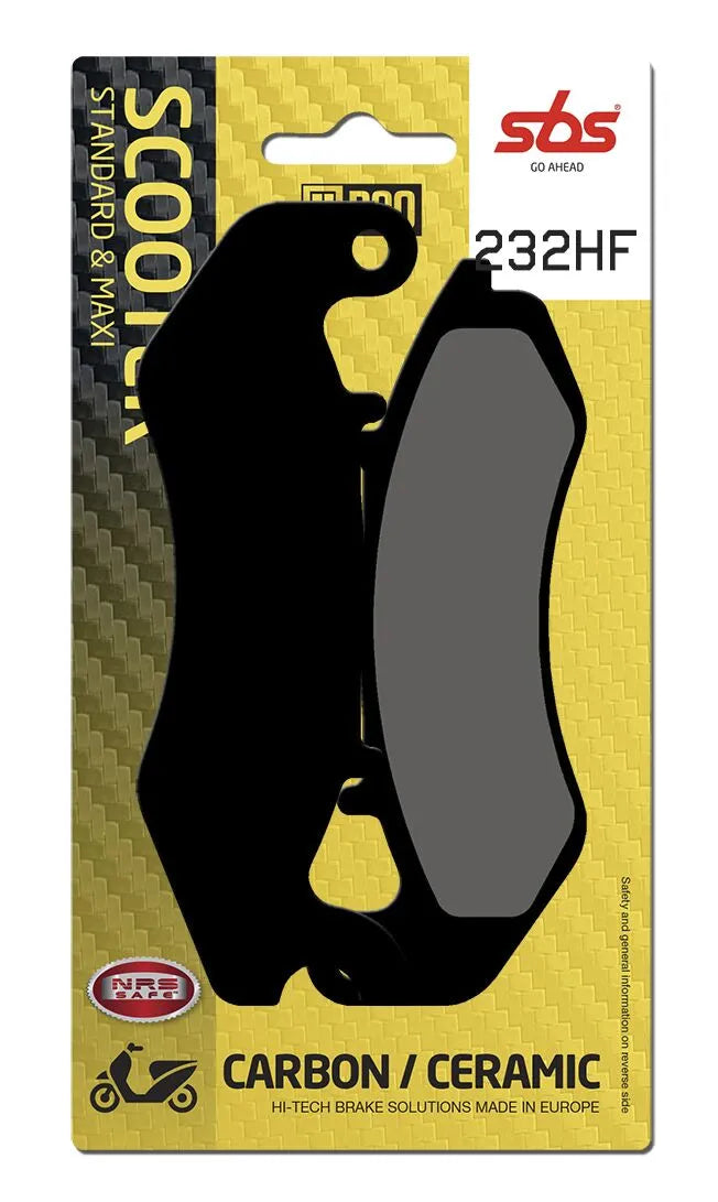 Sbs Ct Scooter Carbon Tech Organic Brake Pads
