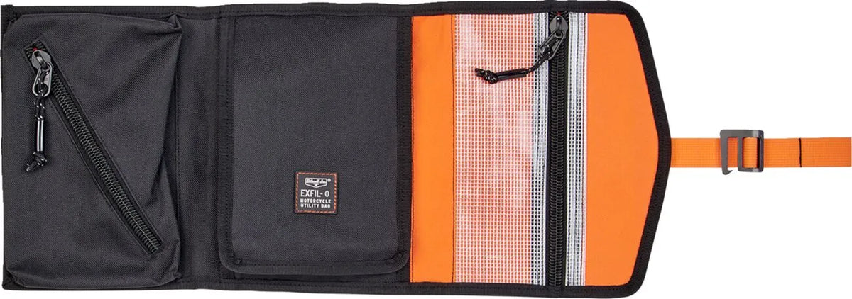 Biltwell EXFIL-0 600D Polyester Tool Roll - Black - 3017-01