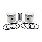 MCS Replacement 80" Flathead piston kit - +.010"