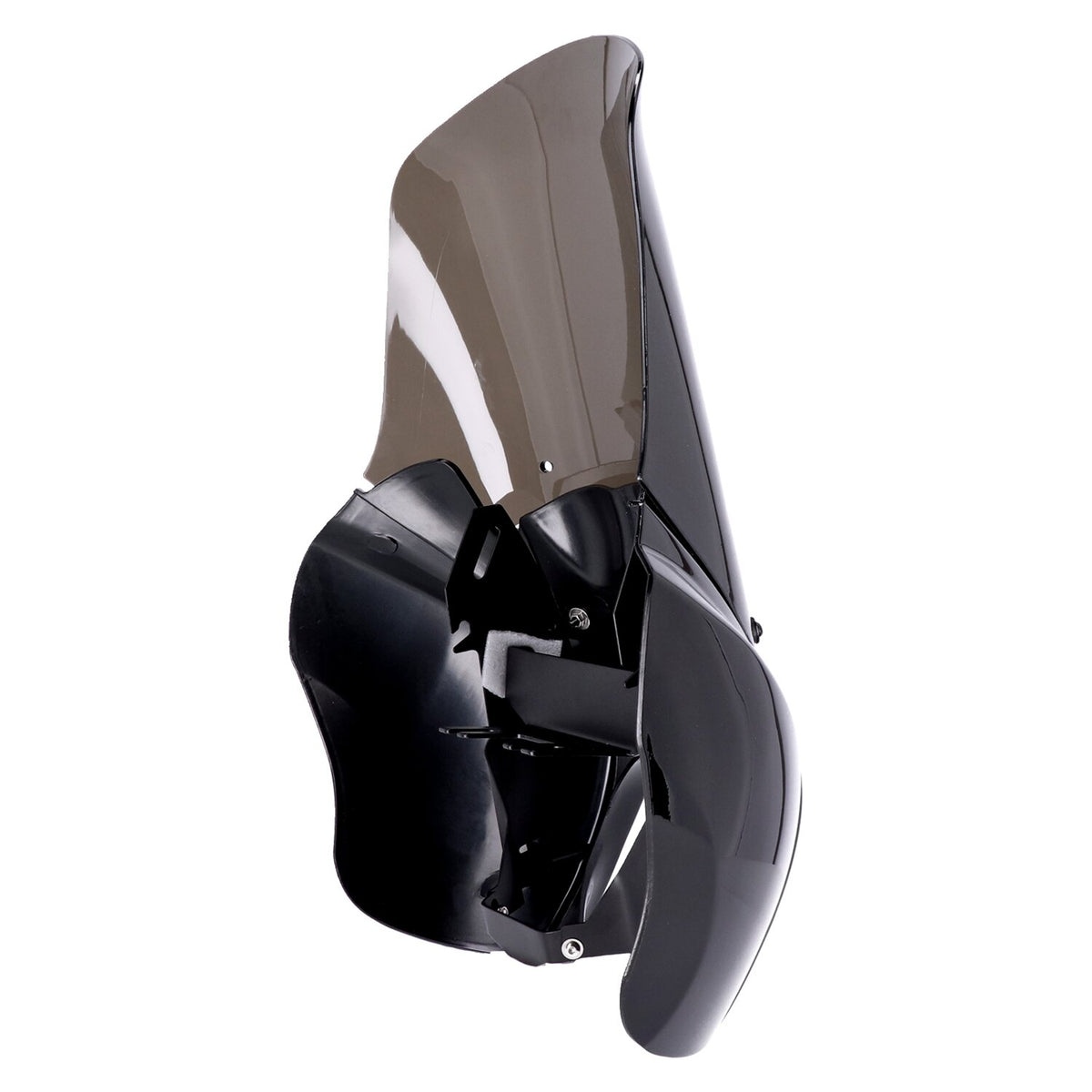 MCS Headlamp fairing - Gloss black - Tinted windshield