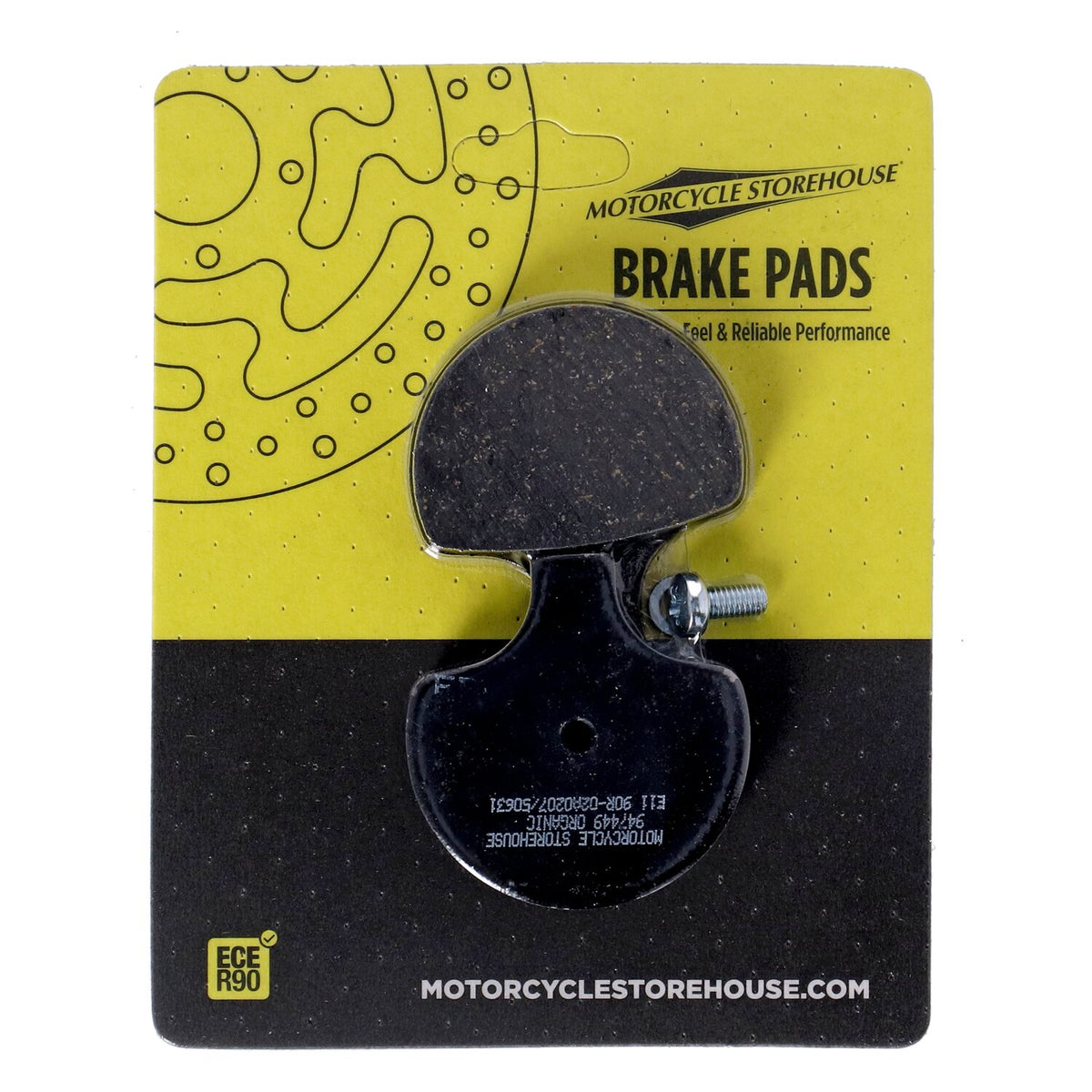 MCS brake pads front - Organic