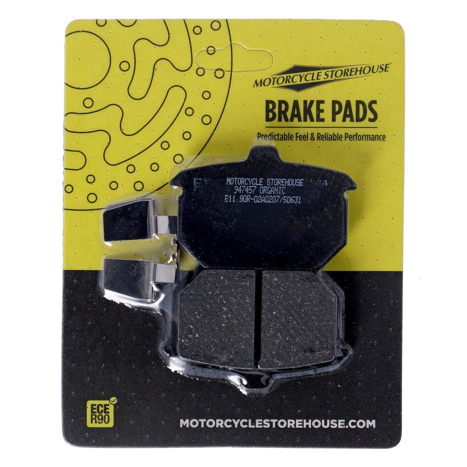 MCS brake pads rear - Organic