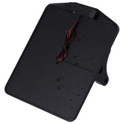 CPV side mount license plate bracket - Black powder coated