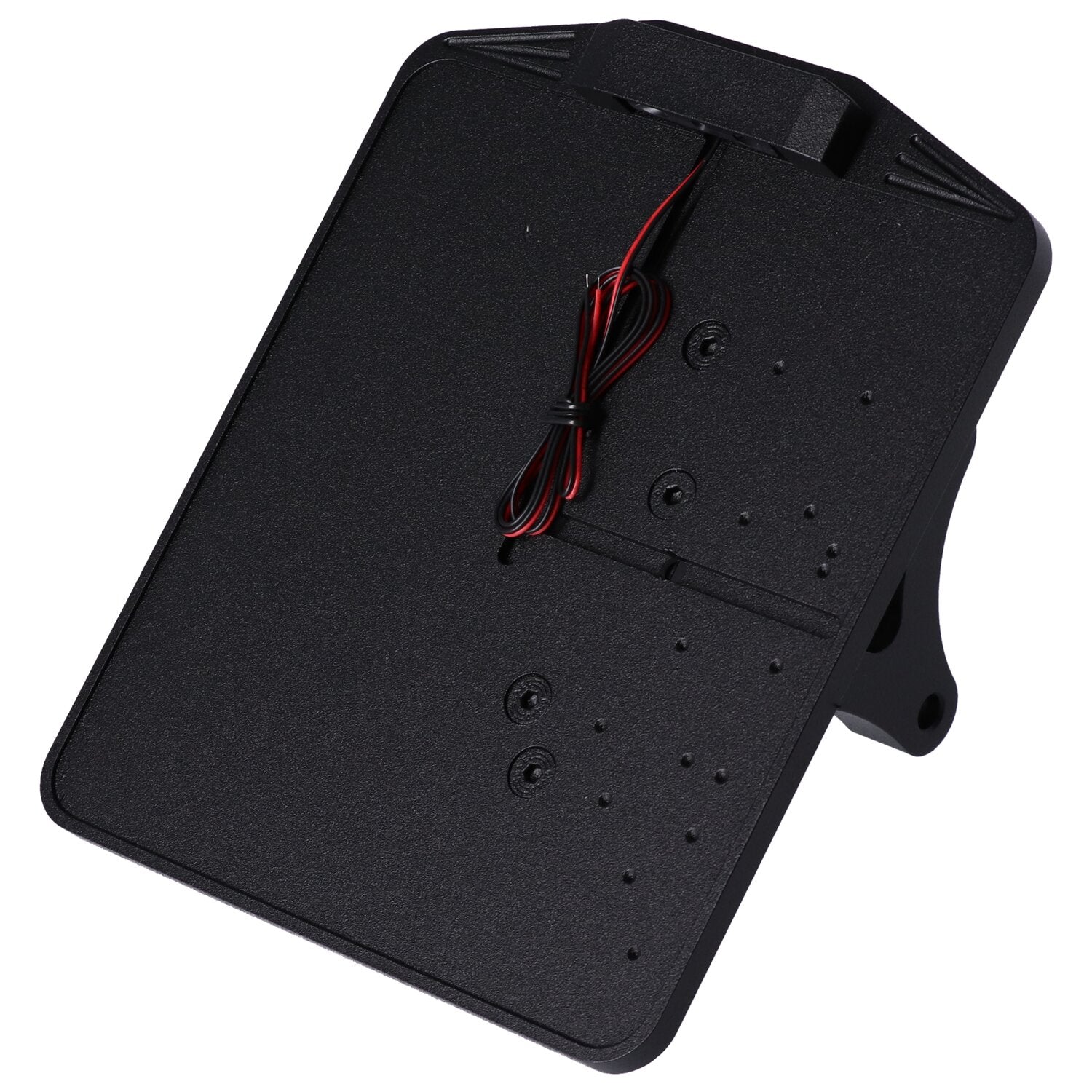 CPV side mount license plate bracket - Black powder coated