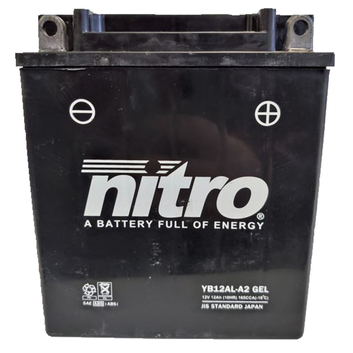 Nitro sealed AGM gel battery YB12AL-A2 SLA