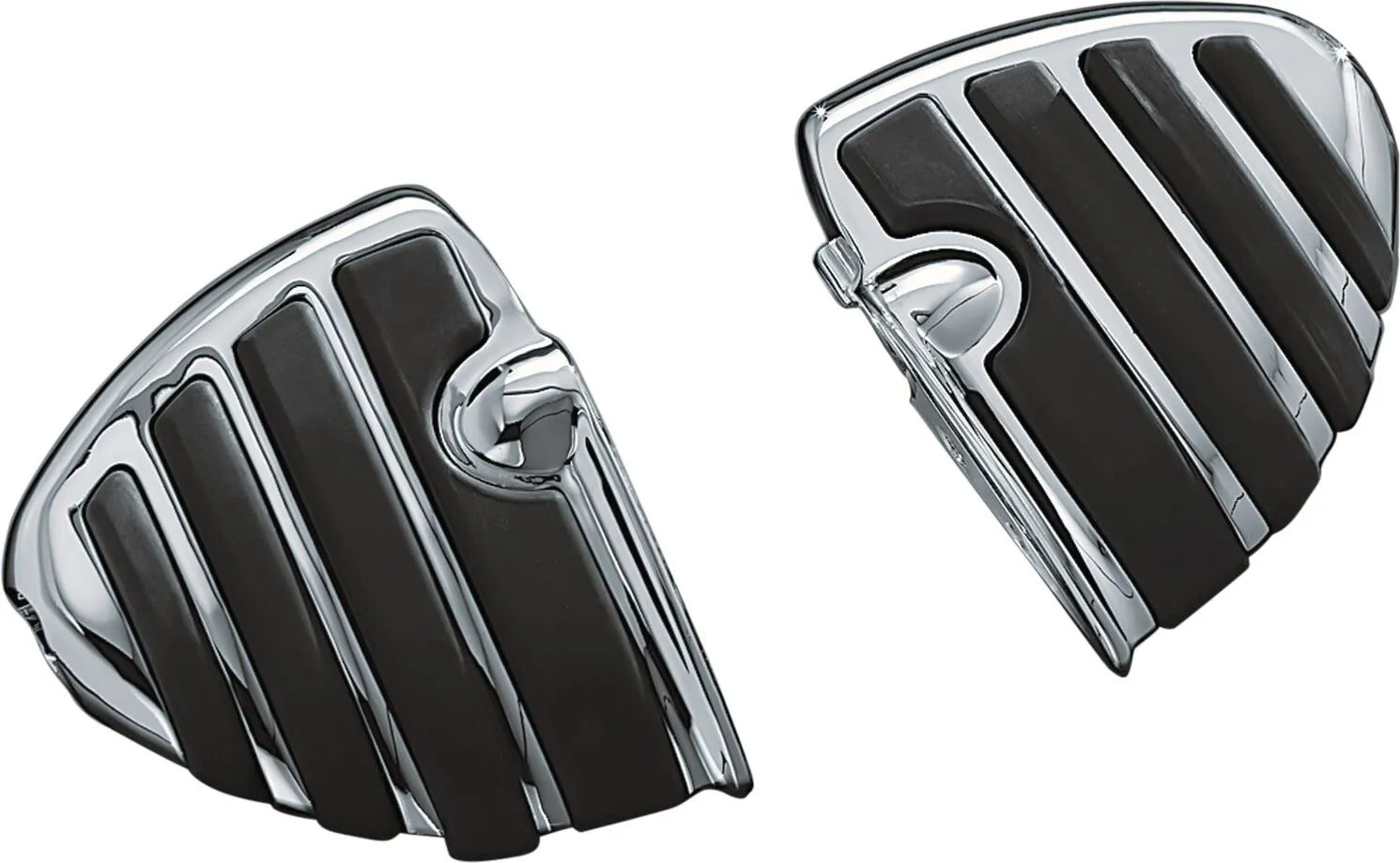 Kuryakyn Iso-wing Pegs - Chrome & Black