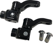 Drag Specialties Passenger Peg Mount - Adjustable Black