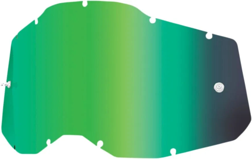 100% Accuri 2 Strata 2 Youth Mirrored Green Goggle Lens