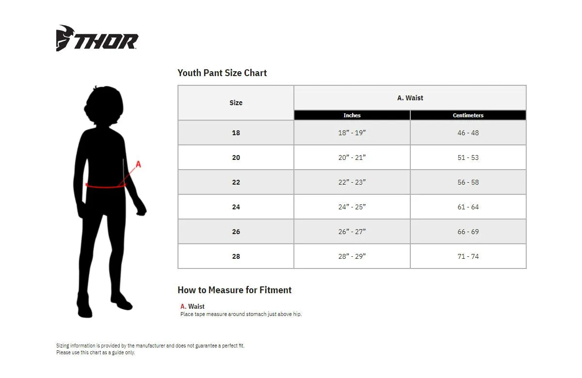 Thor Youth Ridemode Menace Pants Blue