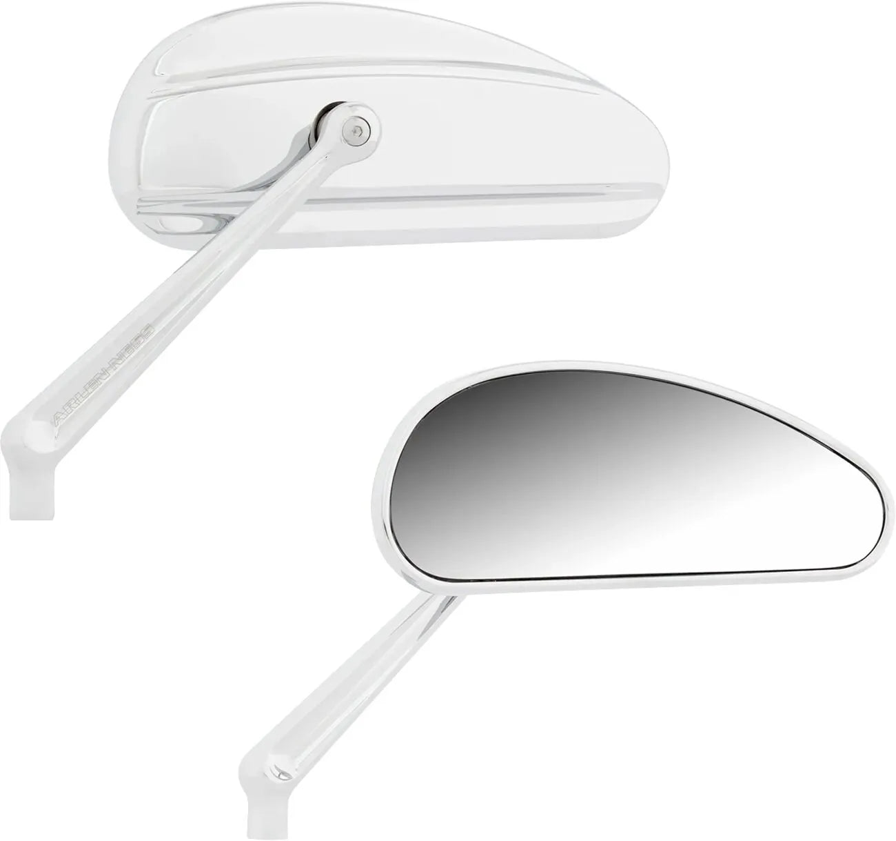 Arlen Ness Downdraft Mirror - Chrome Billet Aluminum