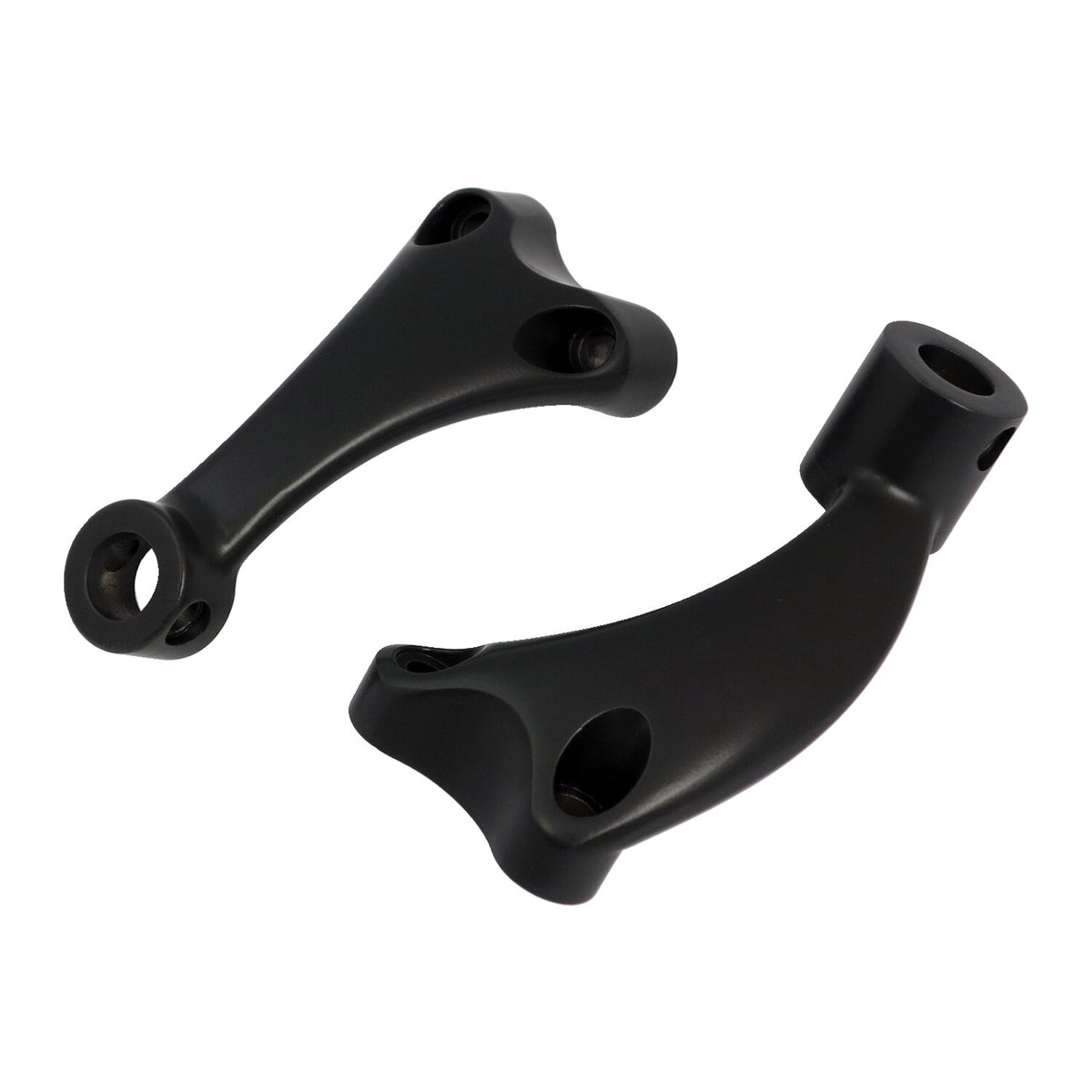 MCS XL Sportster forward control foot peg support set - Black