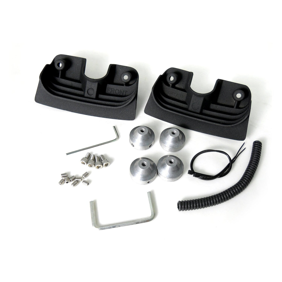 MCS Head bolt bridge cover set - Finned black