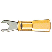 Standard Co Spade terminal connectors #10 - Yellow - 25 stk