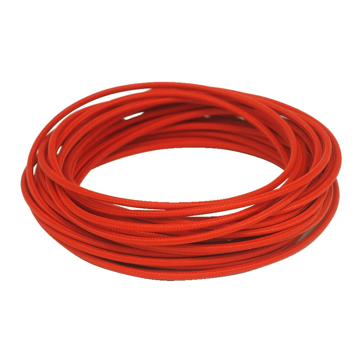 MCS Classic cloth covered wiring 25ft - roll - Red - 25 stk