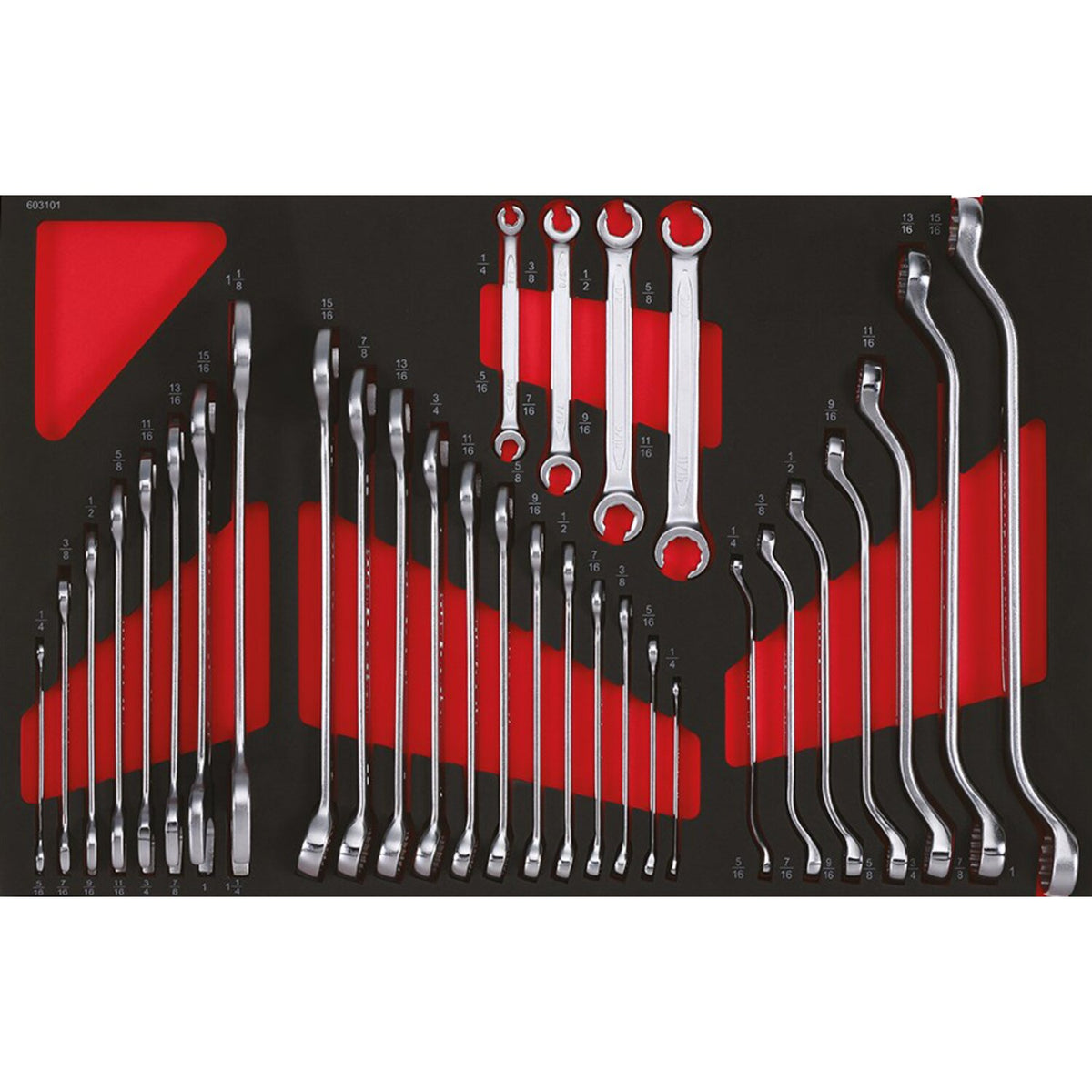 Sonic wrench set 31-piece - US/SAE sizes