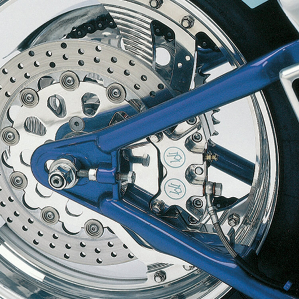 Performance Machine Rear caliper bracket 11.5" - Chrome