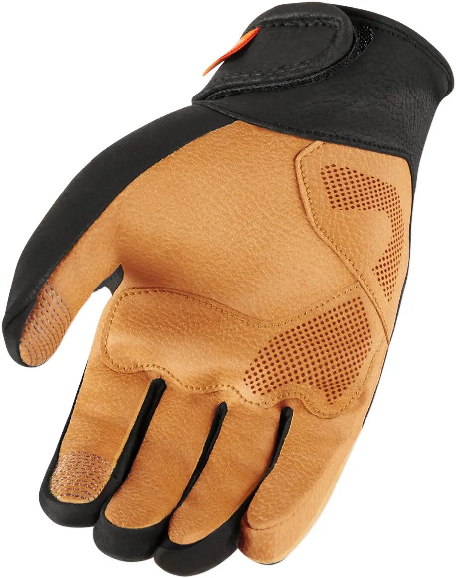 Icon Nightbreed Gloves - Tan, Black