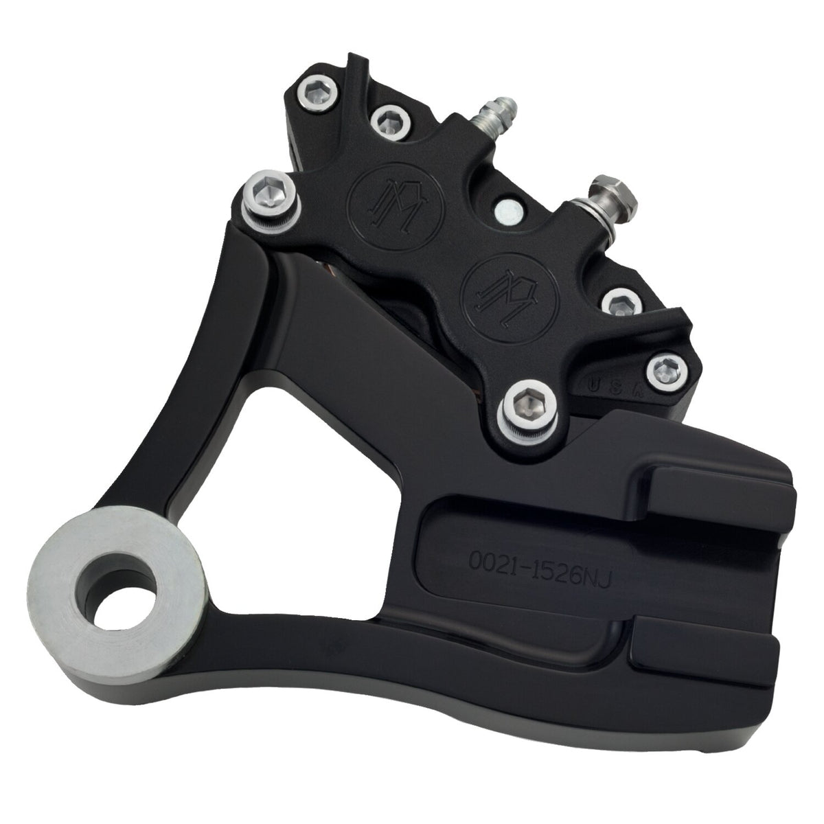 Performance Machine Rear 4-p caliper bracket 11.5" - Black