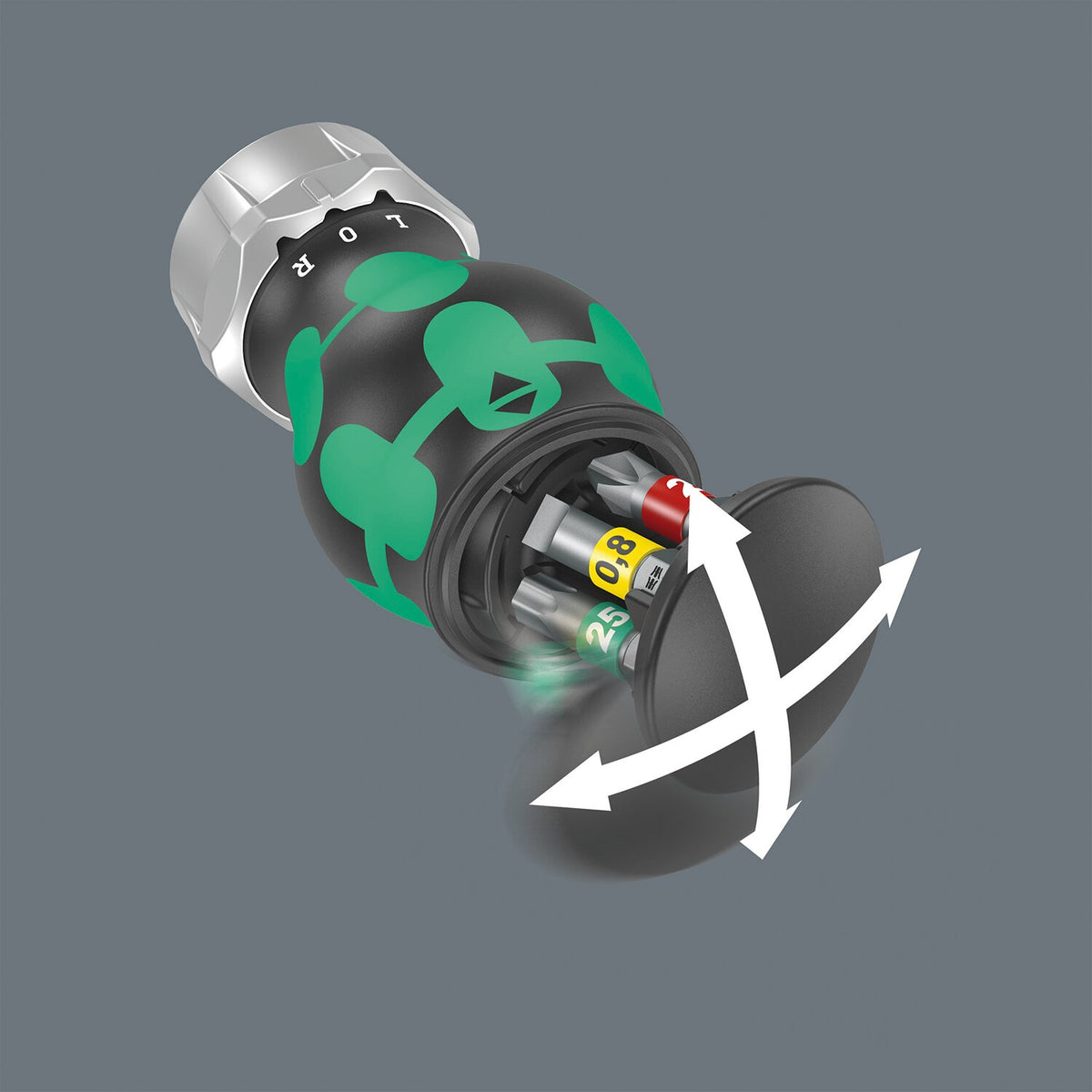 Wera Kraftform Kompakt Stubby magazin with rachet