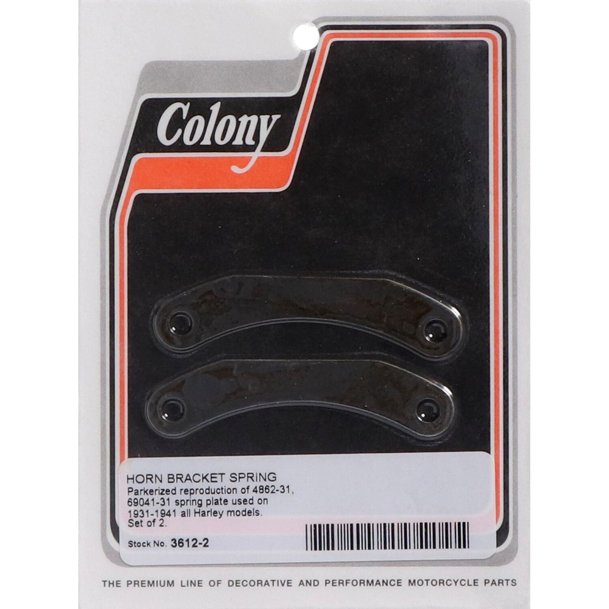 Colony horn bracket spring set - 2 stk