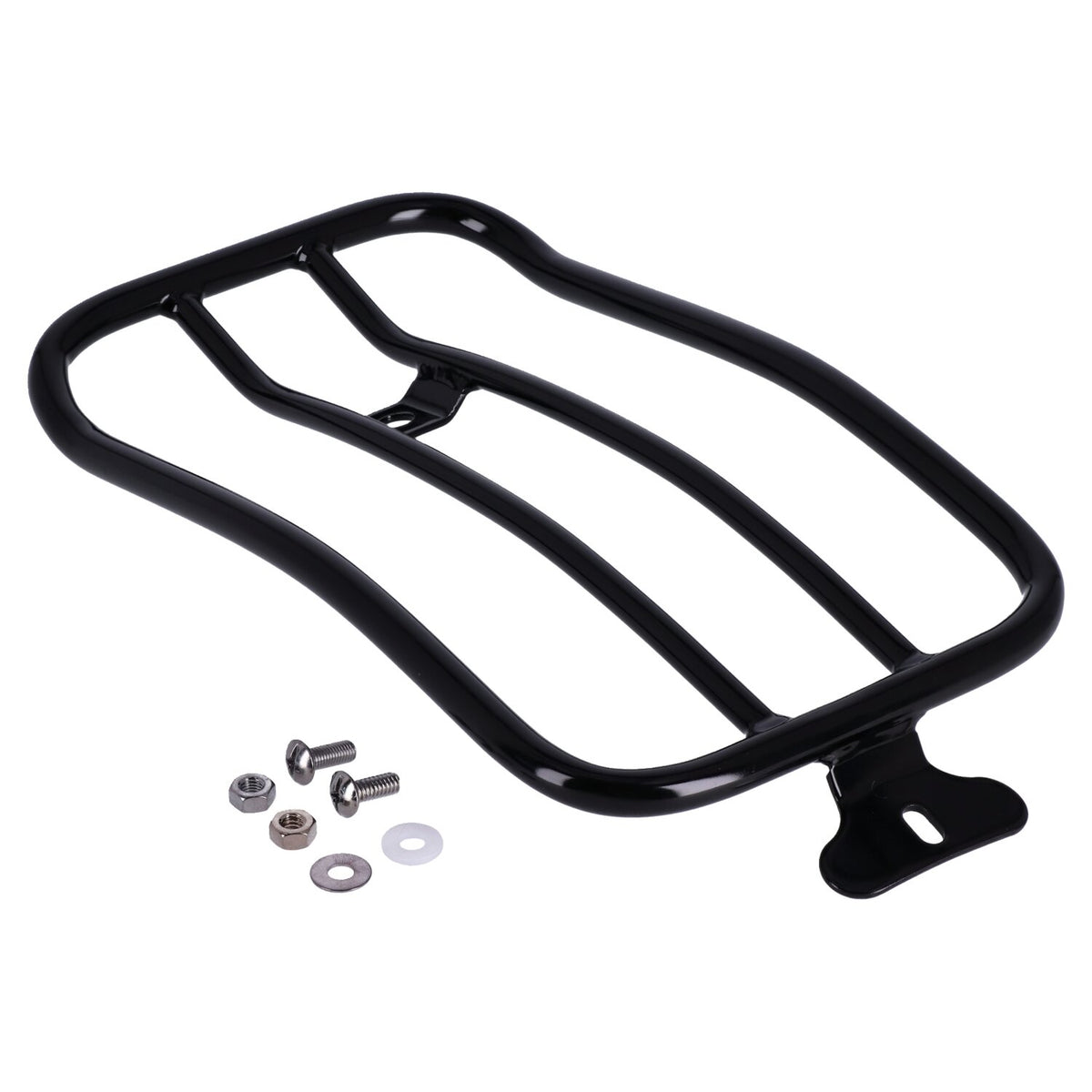 MCS Solo seat luggage rack 7" - Black